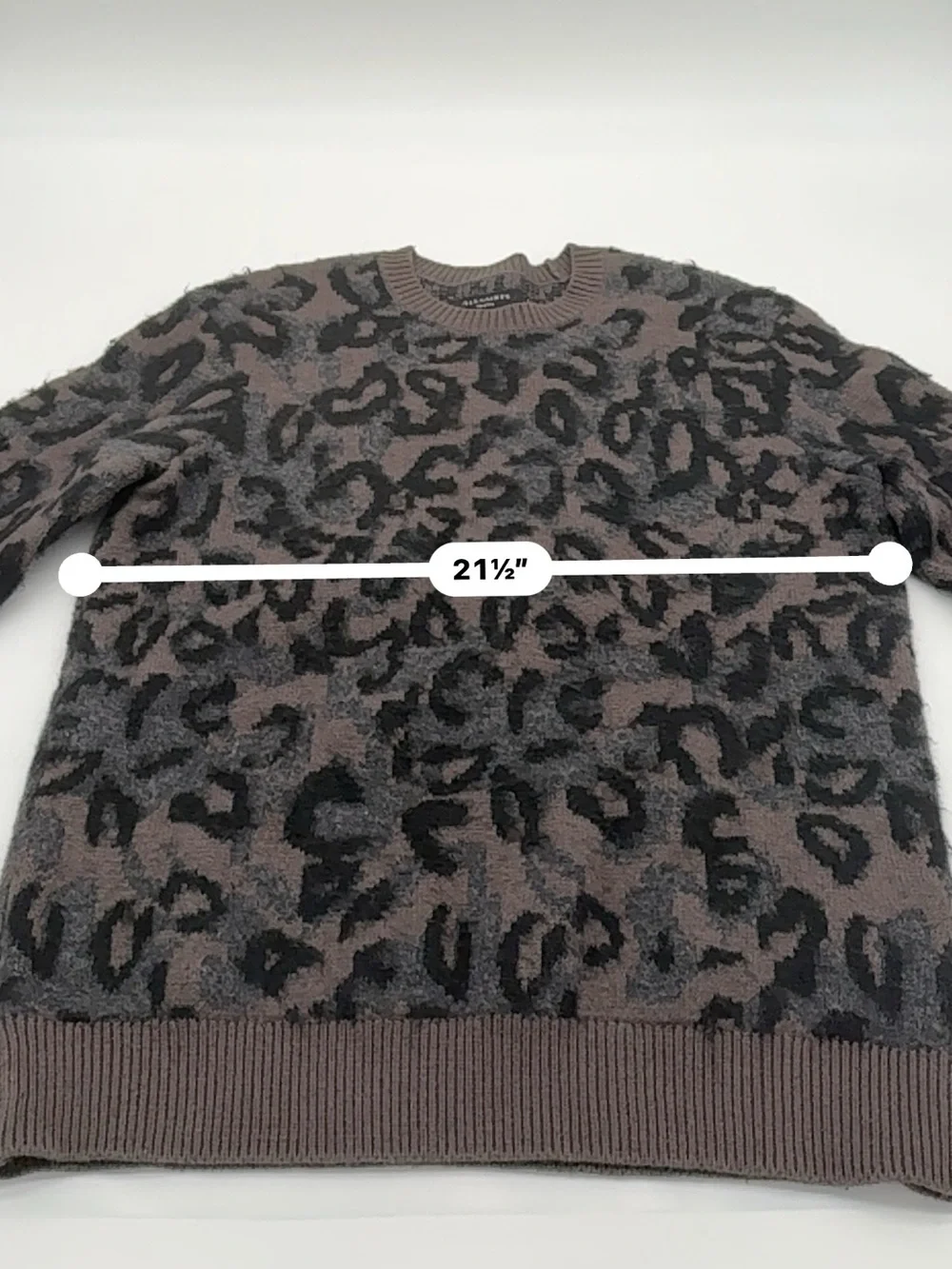 Men’s All Saints Leopard Sweater